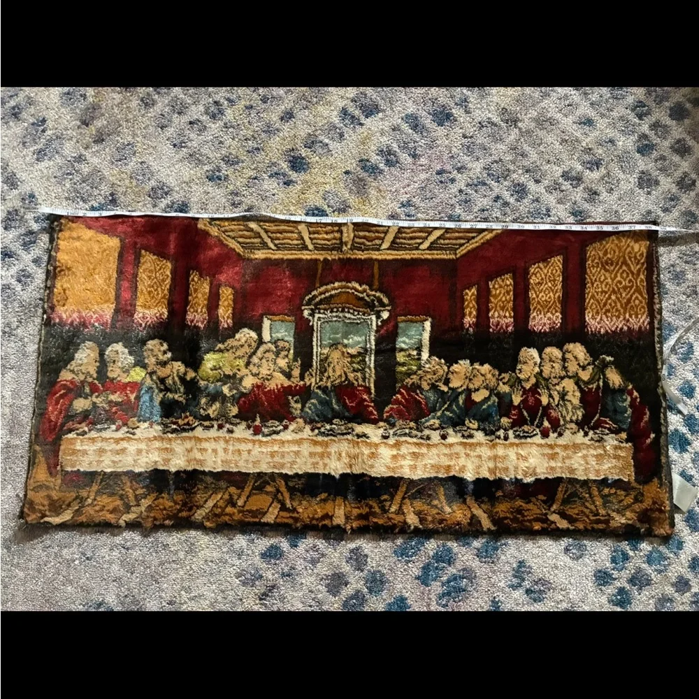 Colorful Peacock Tapestry